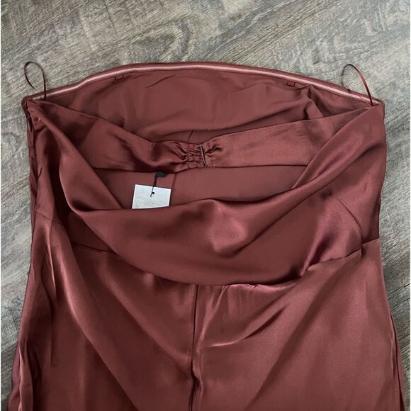 Sugarlips R.S.V.P Plus Open Back Satin Maxi Dress-Size 2X - Picture 8 of 10